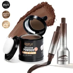 Hairline Powder for Bald Spots, Eyebrows, Beard Line, Light-Blonde Hair Fibers for Thinning Hair Shadow Powder Haircare Cosmetic Ash Brown Daily