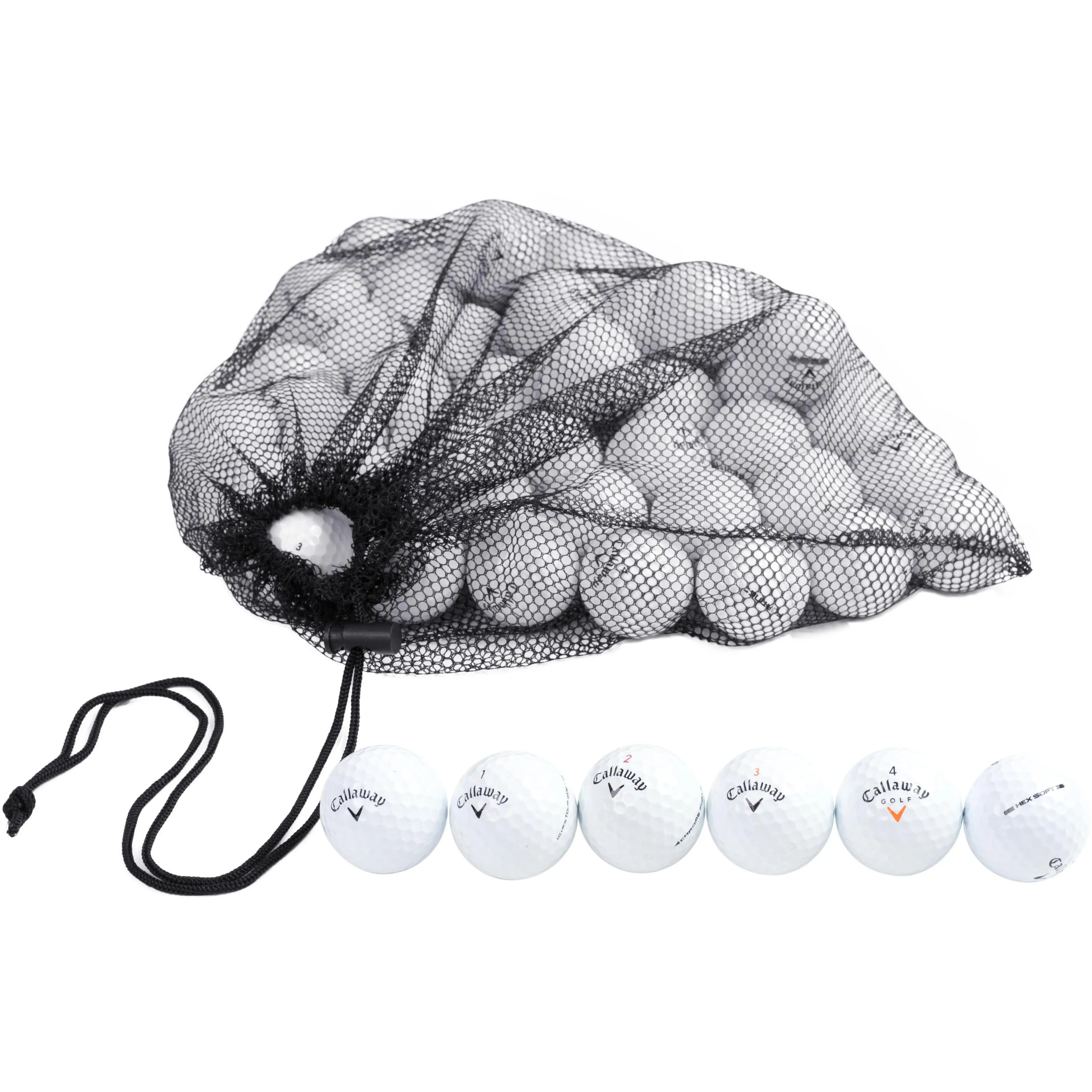 Callaway Golf Ball Mesh Bag Mix, 48 Pack