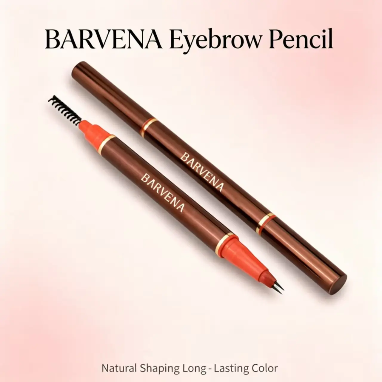 BARVENA 2-Tip Ultra-Fine Beard & Micro-Fork Eyebrow pluck Filler long-lasting Pen - Water-Resistant, hour waterproof 24H Longwear refy brows paint cover , Flawless Natural Hair-Like Strokes, Easy-to-Use, Youthful Look, with Color Choices