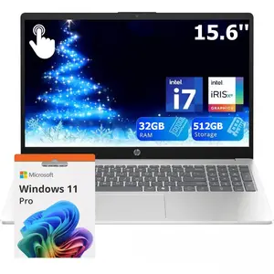 HP 2025 15.6 FHD inch Laptop PC,Intel Core i7-1355U, 32GB RAM, 512GB SSD,Backlit Keyboard, Wi-Fi 6,Bluetooth 5.3,Windows 11 Pro,Silver