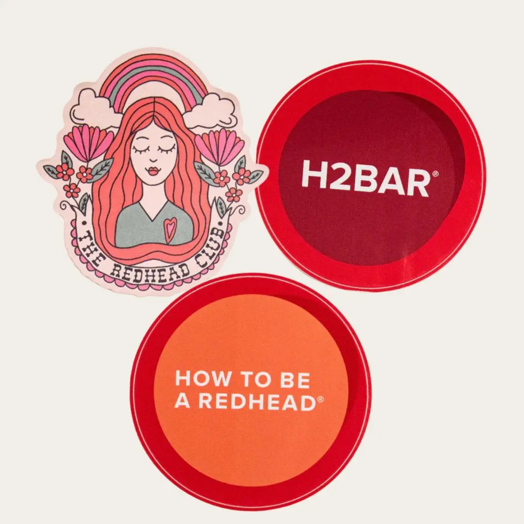How to be a Redhead Redhead Club Sticker Trio - 3-Piece Redhead Sticker Set