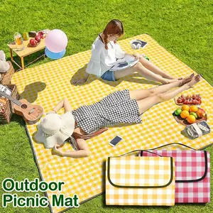 Extra Large 10ft Picnic Blanket Waterproof Sandproof, Thickened Outdoor Camping Mat for Music Festivals, Oversized Portable Beach Mat, Foldable Ground Cover for Family Park Outing, Summer Essentials 2026