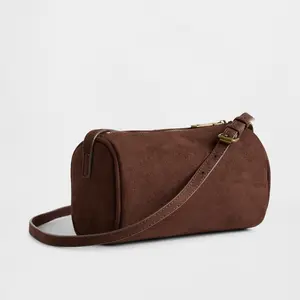 GAP Vegan Suede Barrel Bag