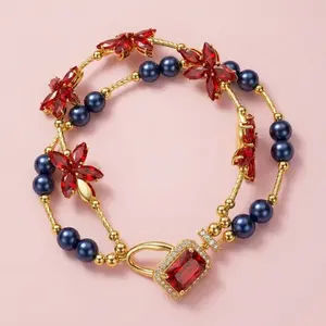 Pearls and Diamonds Jewelry Making Kit for Beginners & Crafters with Essential Tools & Step-by-Step Instructions