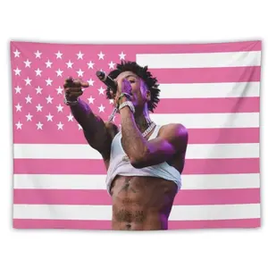 Decorative tapestryRapper Celebrity Tapestry YoungBoy Music Art Poster Flag For Room Aesthetic Living Room Home Office Bedroom Party Decorations College Dorm Decor For Friends Pink GiftDecorative tapestry