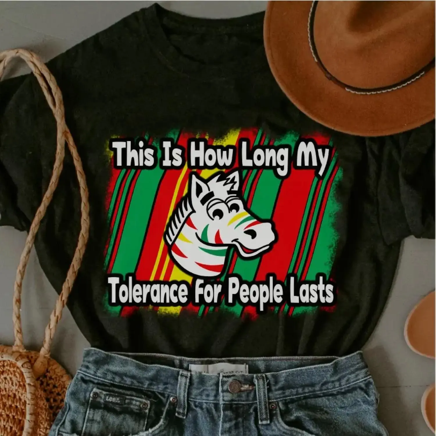 Understanding My Tolerance for People Unisex Apparel Printed in the USA