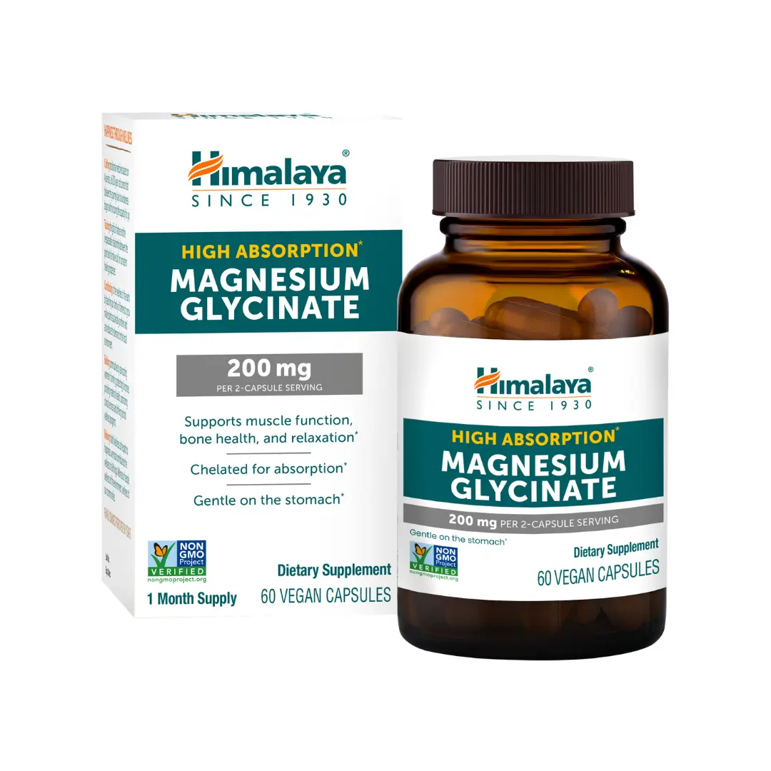 Himalaya Magnesium Glycinate 60 Vegan Capsules