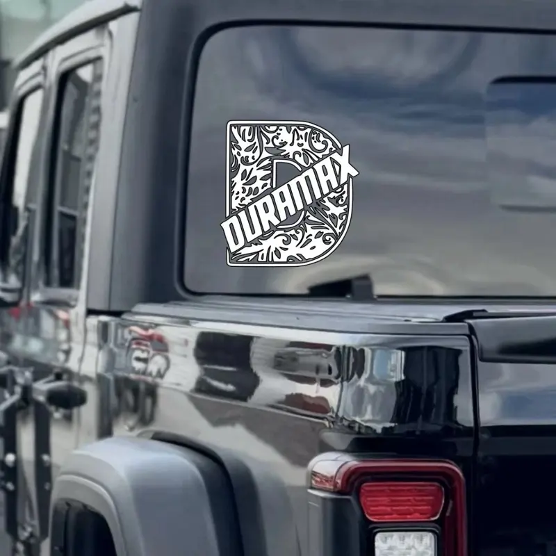 Duramax Tooled Decal Two tone  -Quality Car Sticker for Vehicle Decoration