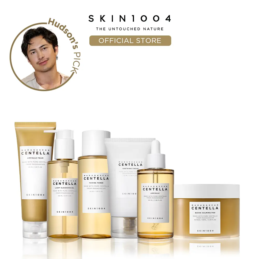 [SKIN1004 Official Shop] Must-Have Sensitive Skin Set | Centella Extra Cleansing Oil + Foam + Toner + Ampoule + Soothing Cream + Calming Pad