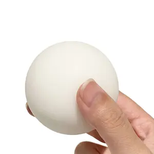 Tangyuan Squeeze Ball Soft Rubber Cute Glutinous Rice Ball Stress Relief Toy Slow Rising Squeeze Toy for Kids Office Workers Anxiety Relief Durable TPR Rubber Construction Realistic Design