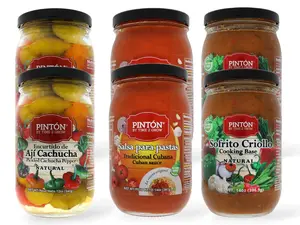 Pintón Flavor Trio Combo: Sofrito, Sauce & Pickled Peppers – Save Big! Combo Doble (Ahorra Más) (Copy)