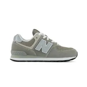 Little Kid's New Balance 574 Core Grey White (PC574EVG)