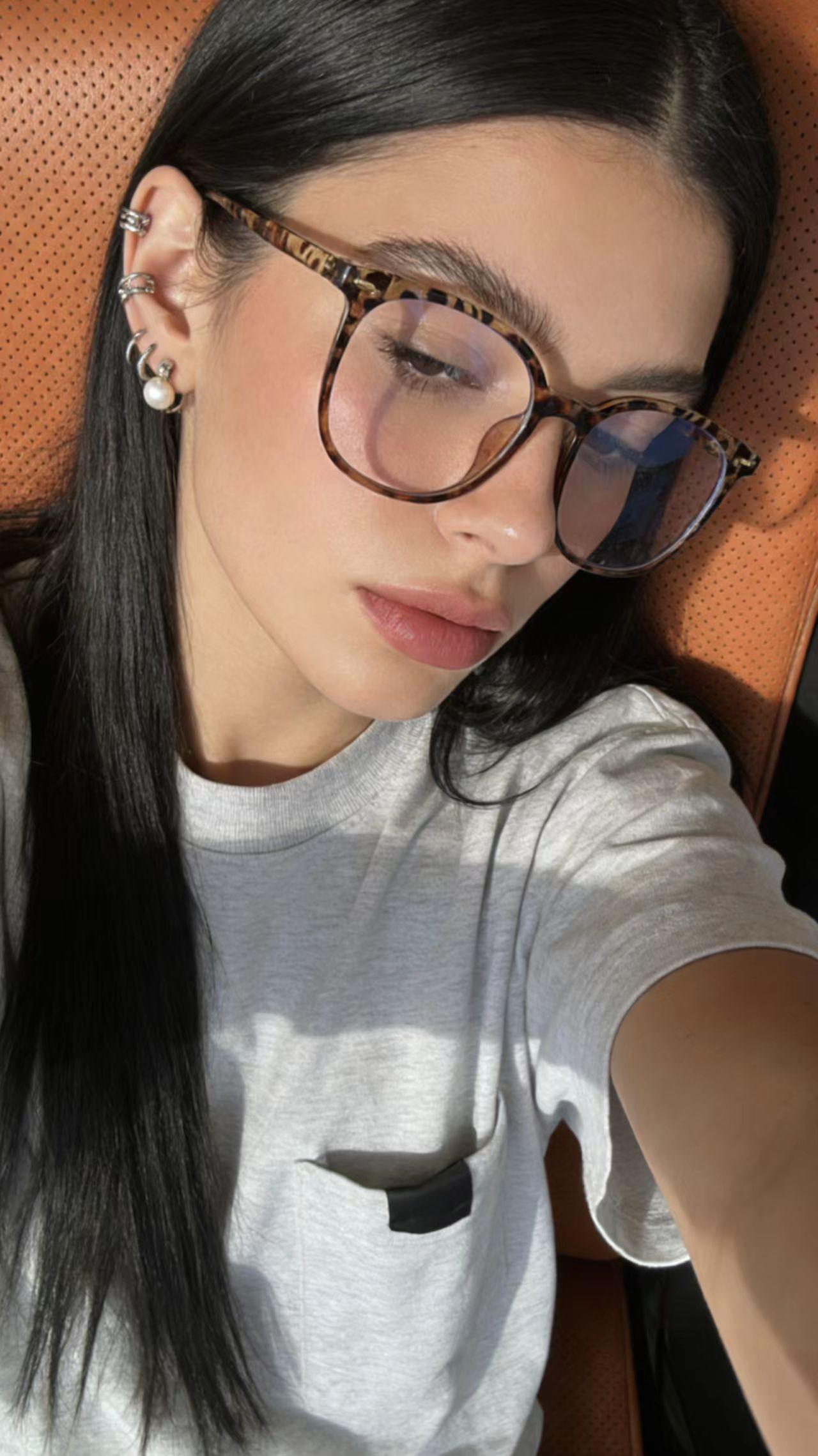 Trendy Leopard Pattern Frame Eyeglasses, Fashionable Blue Light Blocking Glasses for Women & Men, Fashion Eyeglasses for Work, Daily Clothing Decor, Perfect for Student Daily Use, Fashionable Frames Glasses