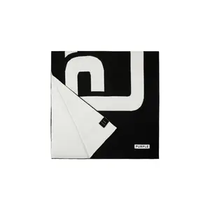 Acrylic Purple Brand Scarf