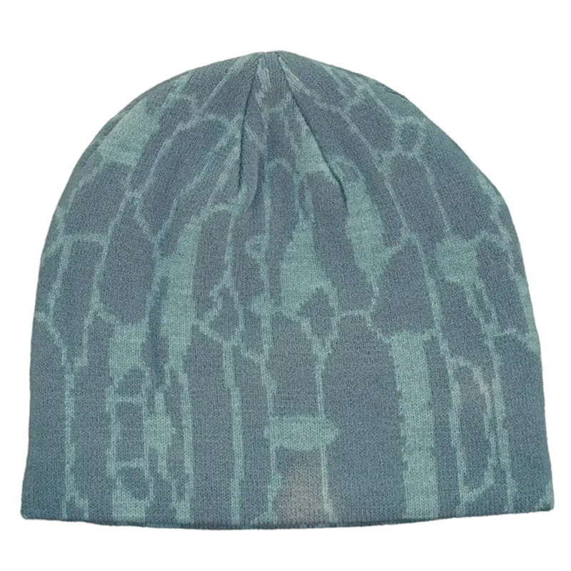 Tree Bark Skull Cap in Gray