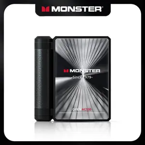 Monster Wireless Bluetooth Earbuds Dual-Fold Design, Bluetooth 6.0Headphones with Mic Noise Isolation, Up to 145HPlaytime, IPX5 Waterproof & Sweatproof,Comfortable Headset for Travel, Sports &Everyday Use, Electronic Gift Ideas for Men andWomen