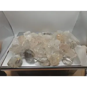 Brazilian Quartz Crystal Points 1lb - Natural Raw Crystals for Collectors & Enthusiasts - Rich Mineral Deposits Origin