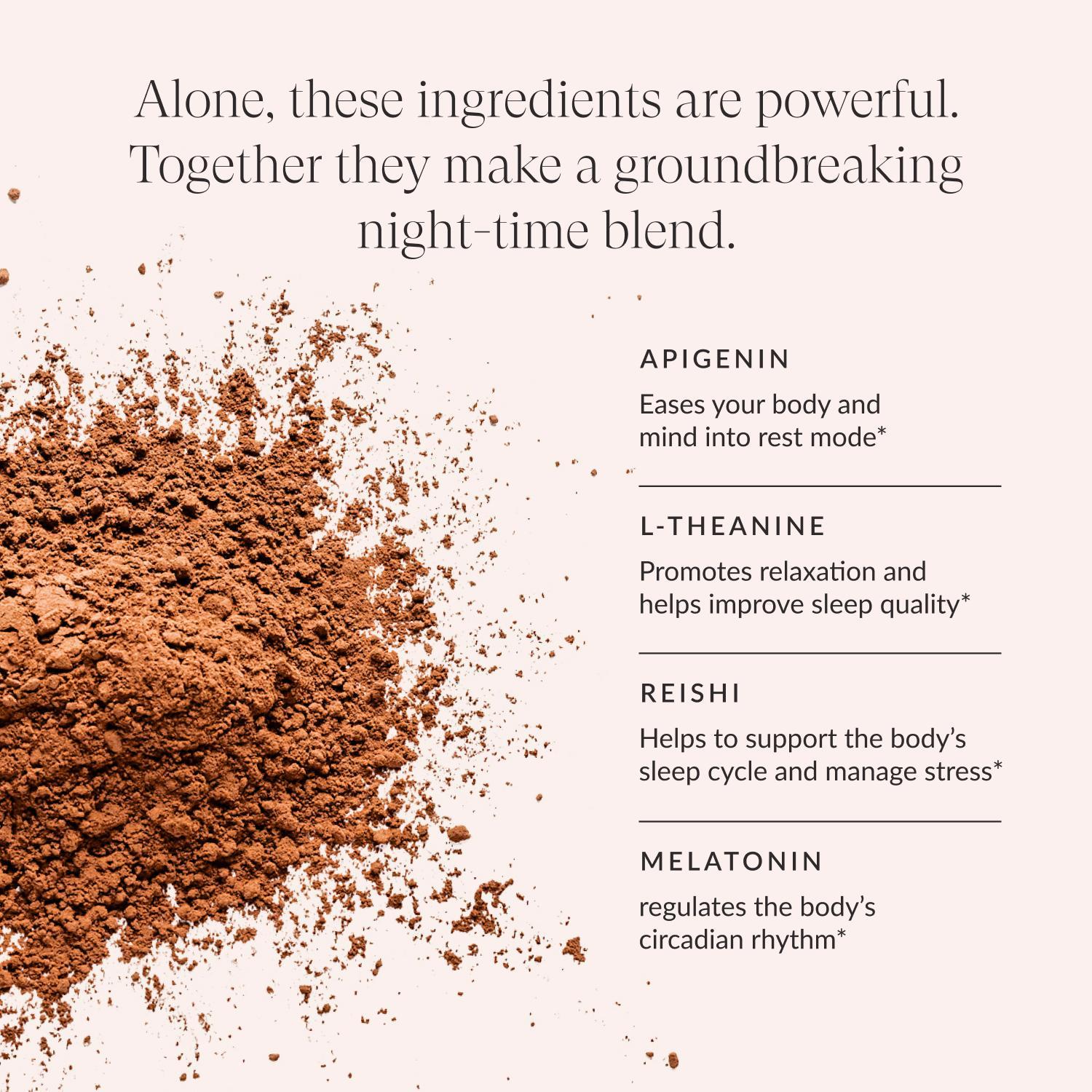 Beam Dream Viral Nighttime Hot Cocoa, 10 servings/bag, Cinnamon Cocoa, Brownie Batter, or Sea Salt Caramel, 30M+ Nights of Improved Sleep with Melatonin, L-Theanine, & Magnesium, No Added Sugar