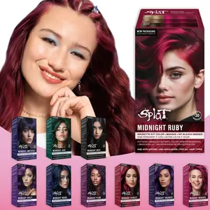 Splat Midnight Semi-Permanent Hair Dye Kit – No Bleach Required, Bold and Vibrant Color