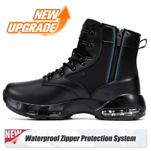 Men's Non Slip Work Boots Cushion Waterproof Oxford Shoe with Recycled Materials & Dual Cushioning for Comfort & Durability TikTokShopBlackFriday LARNMERN