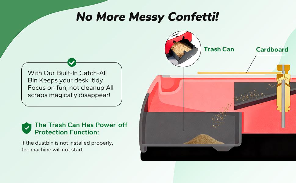 KIDINNO Safe Power Cardboard Cutter, Eco-Friendly Red & Black Upcycled Tool, STEM/STEAM Educational Toy for Kids, Ideal for Creative Play & DIY Engineering Projects