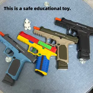 Safe Foam Dart Blaster 3-Color Black Blue Sand | Outdoor Fun Toy for Kids 12+