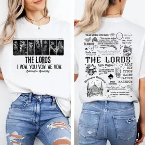 Dark Romance Hoodie,The Lords Chaotic Book Shirt, L.O.R.D.S Series Book Sweatshirt, Shantel Tessier Book Merch, Unisex Sweater Pullover Tee
