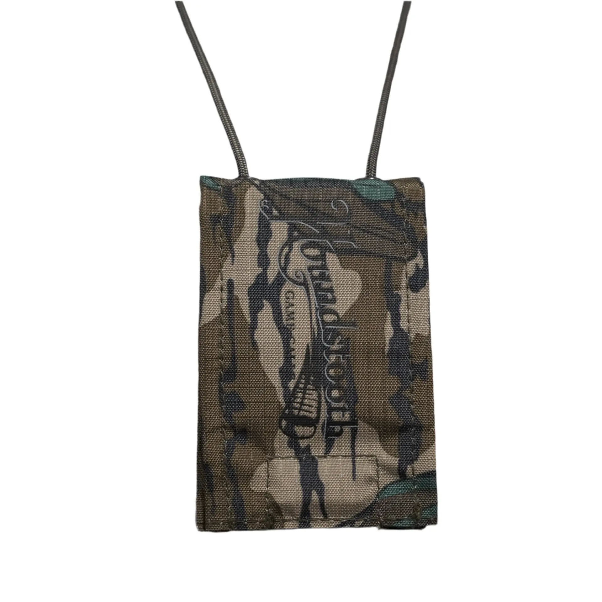 Houndstooth Mouth Call Pouch - Greenleaf