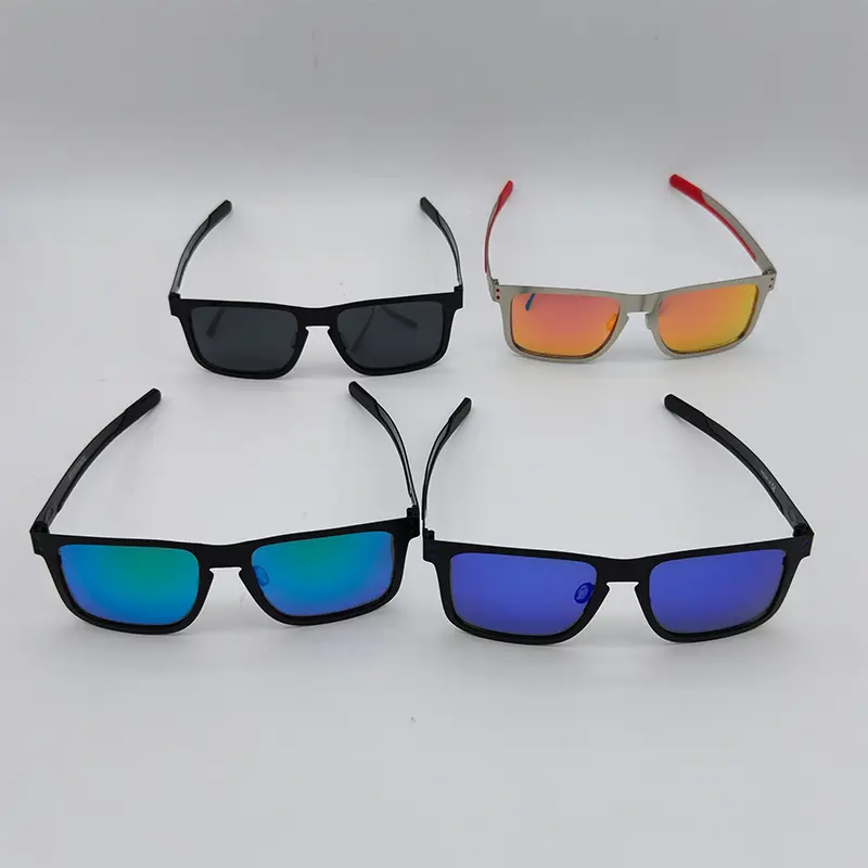 Fashion Metal Frame Men‘s Sunglasses - Great for Cycling, UV protection, Driving, Fishing & Outdoors