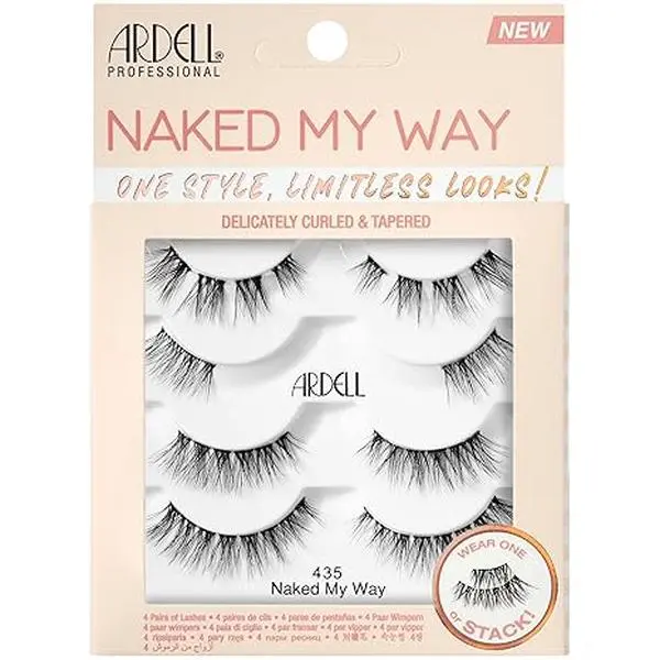 Ardell Naked My Way - 435 False Eyelashes, 4 Pairs, 1-pack