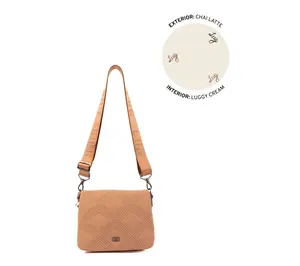 Lug Cloud Go Crossbody with Flap Closure - Wink
