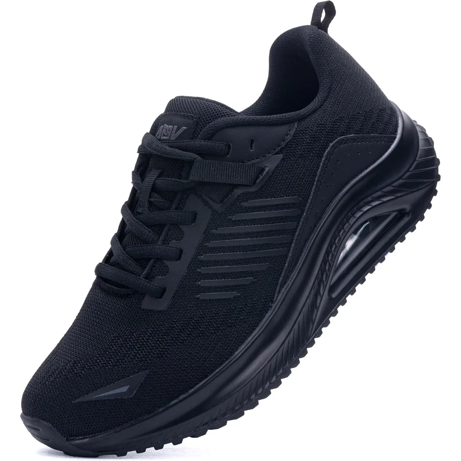 AOV Women's Wide Fit Fabric Sneakers - Breathable Casual Trendy Walking Shoes with Arch Support, Ankle Comfort, Fasciitis Relief for Plantar Fasciitis & Flat Feet