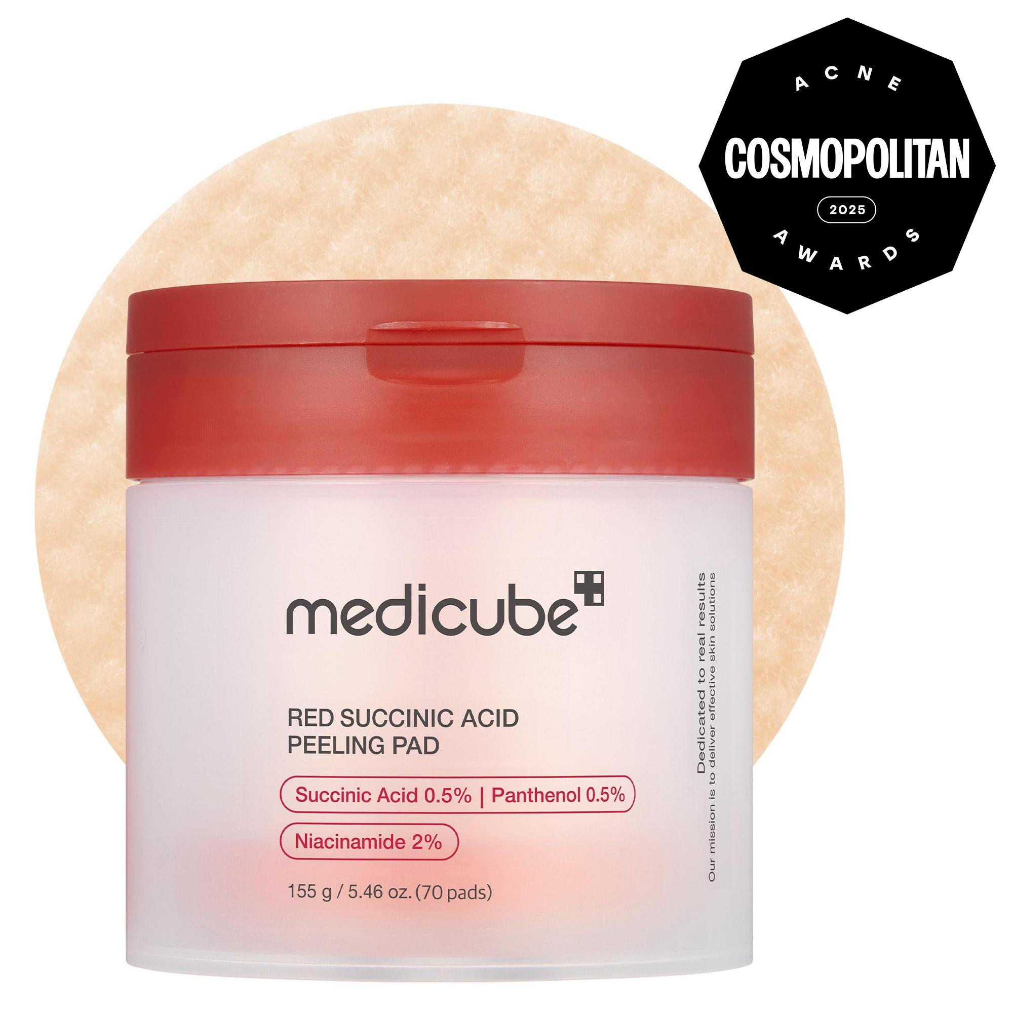 [medicube] Red Succinic Acid Panthenol Pads Niacinamide Salicylic Acid Skincare