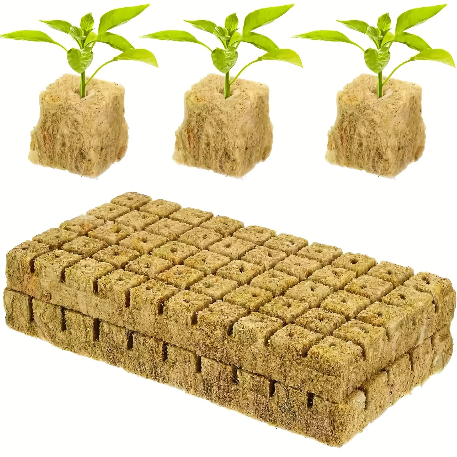 Ventilated Hydroponic Sprouting Kit (1 Pack, 49 Pcs) - No Wooden Materials, Soilless Substrate Plant Supplies for Fruit & Vegetable Cultivation, Seedling Propagation Accessories, Soilless Cultivation