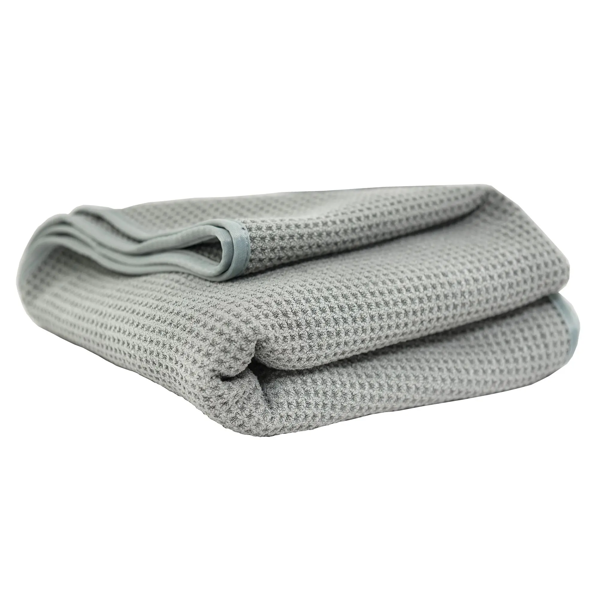 CHEMICAL GUYS Waffle Weave Gray Matter Car Wash Microfiber Drying Towel - Ultra-Soft, Quick-Drying, 36x25 in, Light Grey, Durable Lint Free Towels for Automotive Cleaning, Car Wash Microfiber Towel