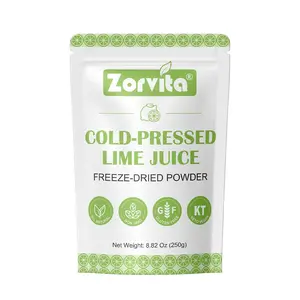 Zorvita Freeze-Dried Lime Juice Powder, Bold Tangy Flavor, Cold Pressed Fresh Lime No Additives or Fillers, Gluten-Free, Non-GMO 8.82 oz (250g)