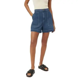 Imily Bela Women's Casual Jean Shorts High Waisted Denim Shorts Wide Leg Summer Shorts with Pockets