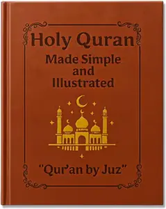 The Quran Journey - Holy Quran Made Simple & Illustrated Quran by Juz, Thematic Breakdowns of All 114 Surahs, Quran Study Guide & Notebook for Reverts & Beginners mochi things planner