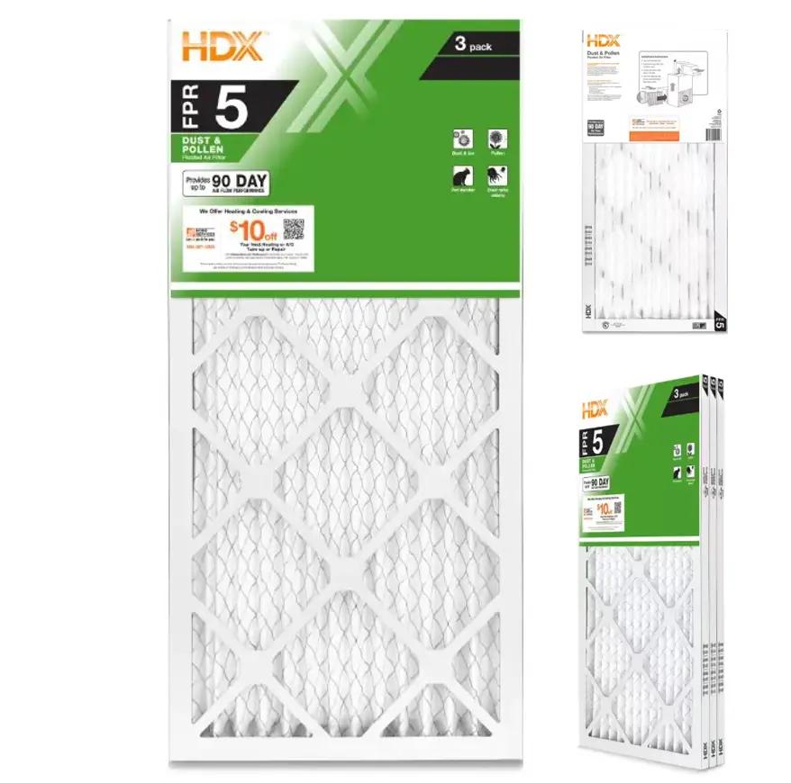 12 x 20 x 1 Standard Pleated Air Filter FPR 5, 3-Pack, Air Filters Replacement 12 x 20 x 1 Standard Pleated Air Filter FPR 5, 3-Pack, Air Filters Replacement