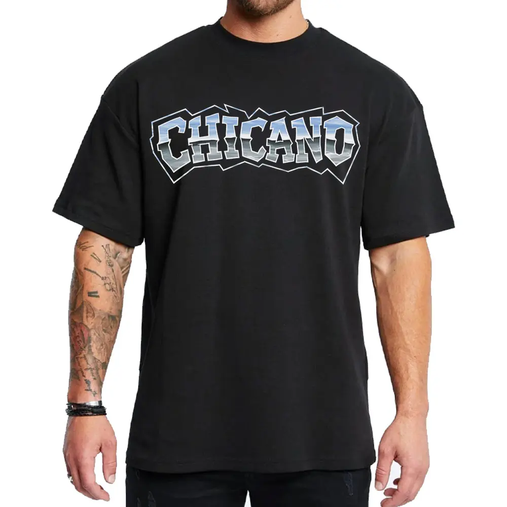 Chicano Art Typography Chicano Clothes Chicana Cholo Chola Style Clothing Unisex Hoodie Medium Heavy Sweatshirt for Men & Women Streetwear