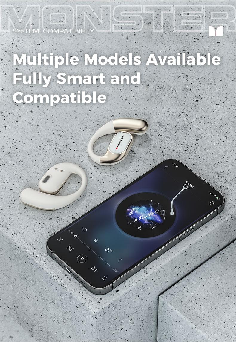 Monster AC530 Open-Ear Mic Headset, Dual-Fold Design, Mic Noise Cancellation Headphones, 165H Long Battery Life Bluetooth 6.0 Wireless Earbuds, Touch Control,Sweatproof, for Running, Workout, Driving, Back to School–Gift for Men-SummerWins-DealsForYouDays Monster AC530 Open-Ear Mic Headset, Dual-Fold Design, Mic Noise Cancellation Headphones, 165H Long Battery Life Bluetooth 6.0 Wireless Earbuds, Touch Control,Sweatproof, for Running, Workout, Driving, Back to School–Gift for Men-SummerWins-DealsForYouDays