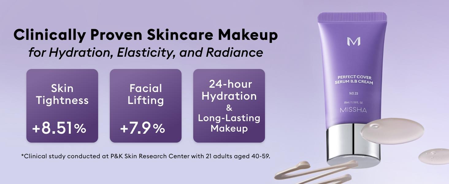 [MISSHA Official] Tiktok Exclusive Viral Serum BB + Night Repair Serum Duo | Bifida Ferment Lysate Serum-Infused BB Cream + Night Serum Combo for Anti-Aging Skin Rejuvenation, Skin Tint, Tinted Moisturizer, Makeup, Glass Skin CardiBB OGBB PurpleBB