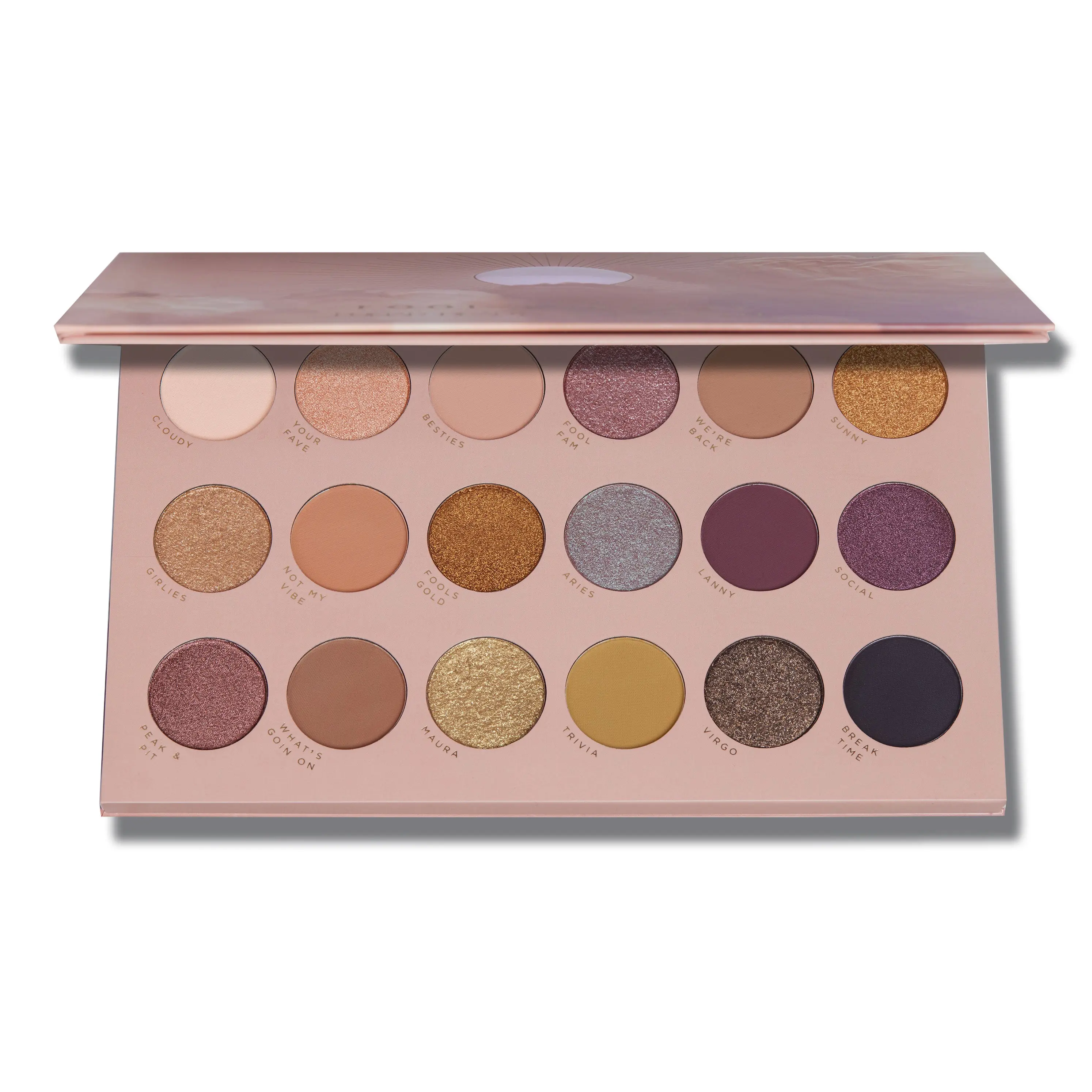 Lunar Beauty x Laura Lee Fool Fantasy Eyeshadow Palette - 18 Highly Pigmented Shades, Glitter Shimmer Eyeshadow, Makeup Products, Cosmetic
