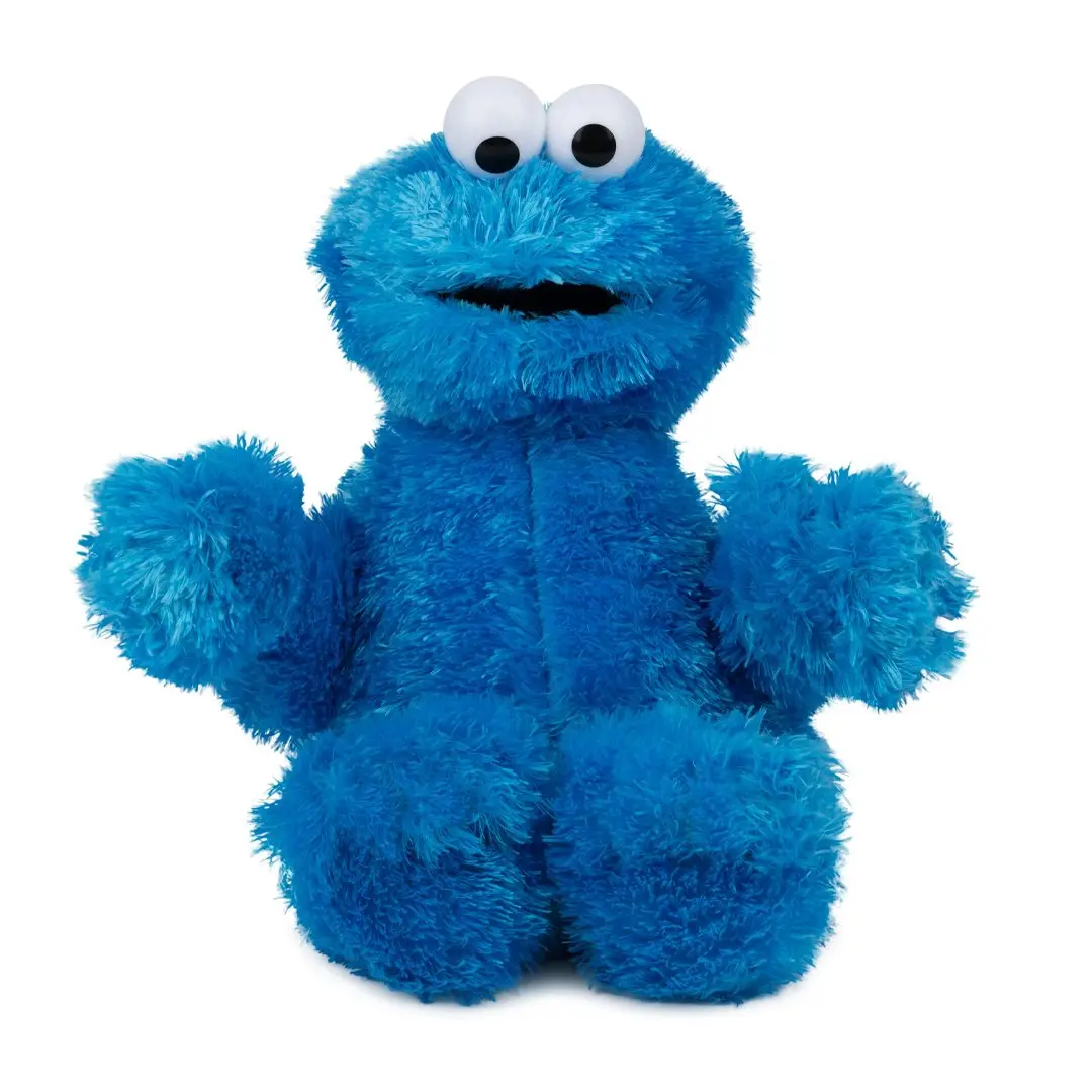GUND Sesame Street 12 inches Cookie Monster Soft Toy, Collectibles Plush Fur Stuffed Animal, Entertainment Collectible Plushie