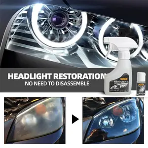 Car Headlight Restoration Kit – Remove Yellow, Fog & Oxidation in Minutes renovation light cleaner