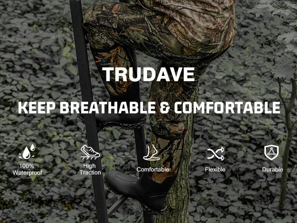 【No steel toe】Trudave Rubber Boots for Men, Waterproof Work Rain Boots, 6mm Neoprene Anti-slip Mud Boots with Steel Shank, Size 5-14 Comfortable Industrial Shoe 【No steel toe】Trudave Rubber Boots for Men, Waterproof Work Rain Boots, 6mm Neoprene Anti-slip Mud Boots with Steel Shank, Size 5-14 Comfortable Industrial Shoe