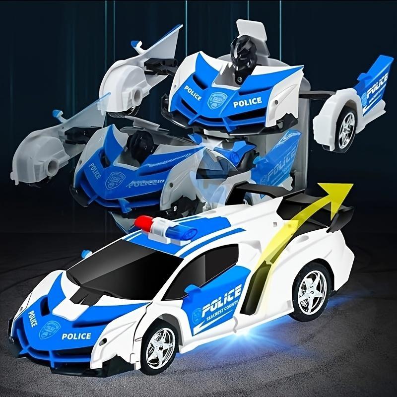 Cyber Truck Transforming Toy Car Robot for Kids 6+, 2-in-1 Convertible Truck to Robot Action Figure, Deformation Mecha Vehicle Toy, Imaginative STEM Playset, Cool Birthday Christmas Gift for Boys & Girls