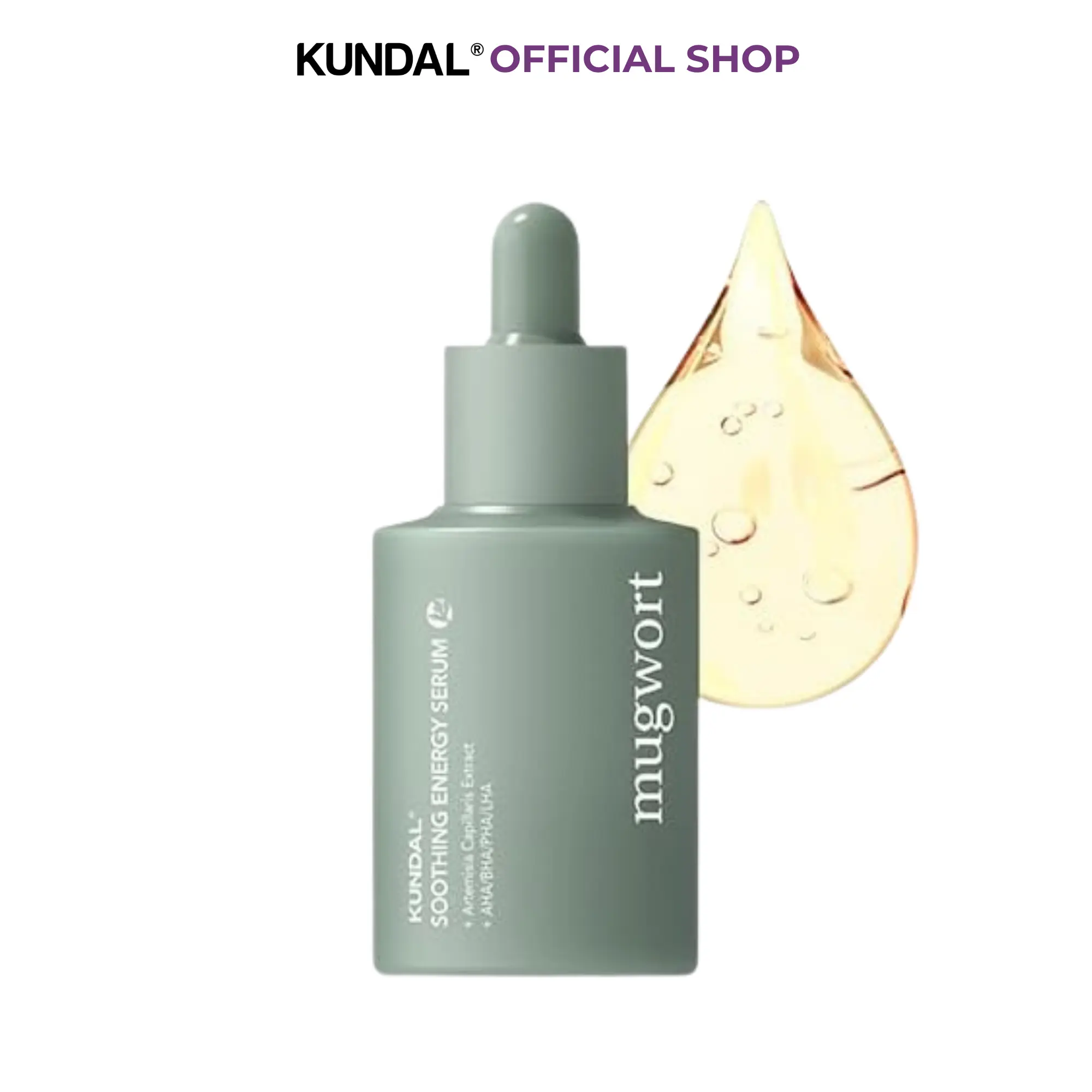 [KUNDAL] (Exp. Nov 2026) Mugwort Soothing Energy Serum (1.01 fl. oz. / 30ml)