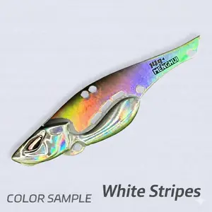 3pc Vibration Fishing Lure – 2.9 in / 0.63 oz, 3-Color Set, 4X Strong Treble Hooks, Fast-Sinking Blade Bait