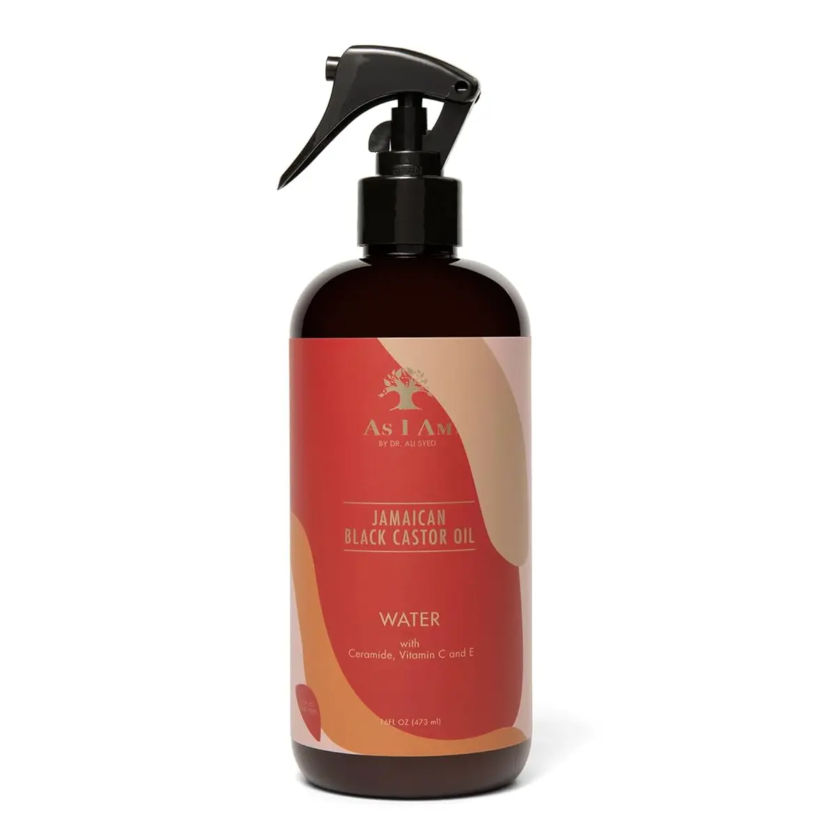 As I Am JBCO Water Nano Curl Strengthener Liquid Haircare Treatment (16 oz) - Moisturizer, Hydrating, Detangling, Frizz Control, Protection, Fiber Boost - Jamaican Black Castor Oil, Vitamin C, E - For Type 4 Hair, Curly Locks, Natural Curls, Thick Tips, D